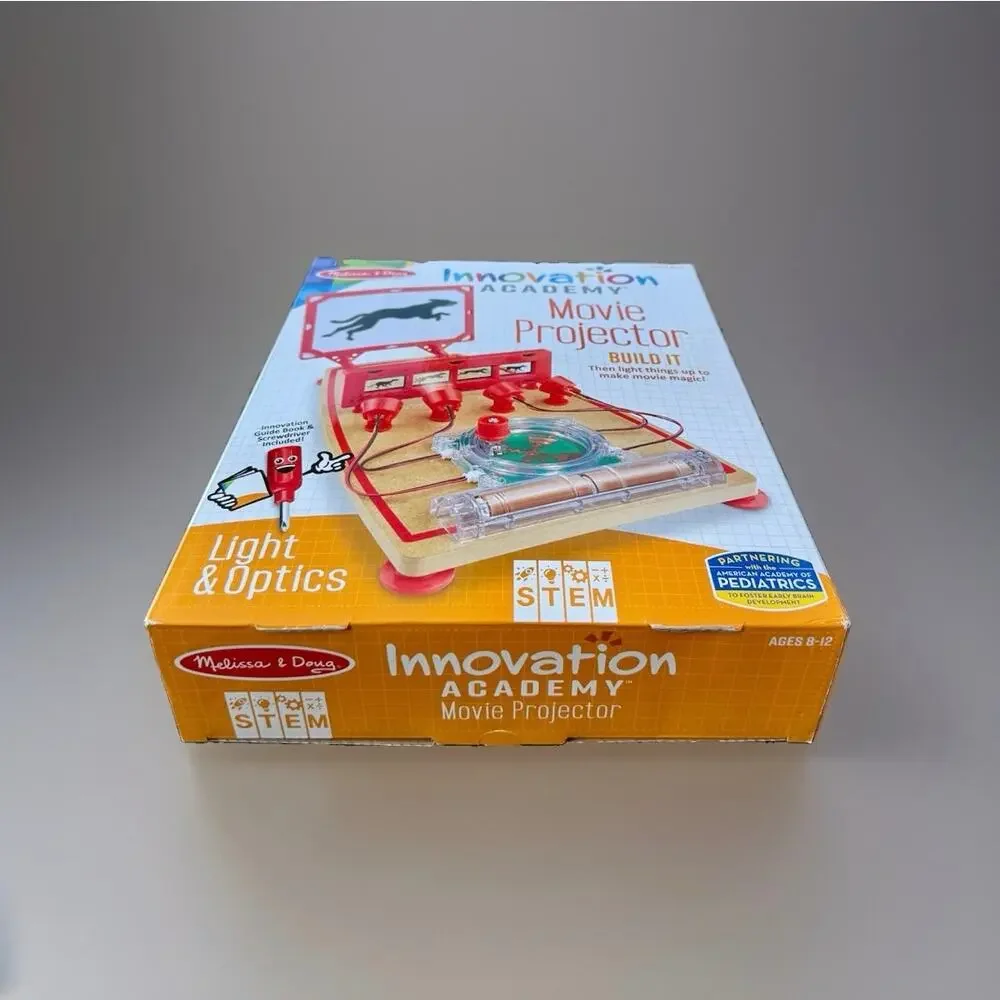 Melissa & Doug Innovation Academy Movie Projector STEM Kit NEW SEALED 30853